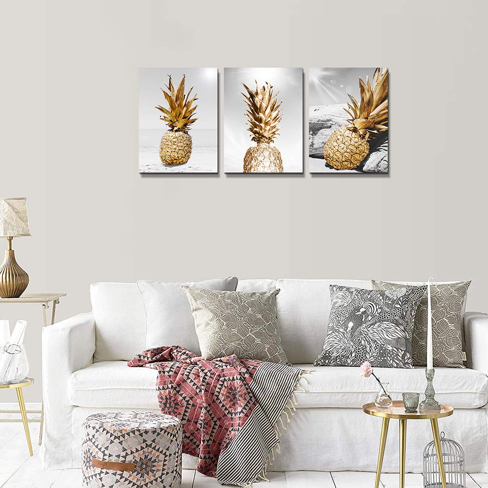 Canvas Wall Art For Bar Kitchen Restaurant Wall Decor Living Room Bathroom Home Decoration Black And White Beach