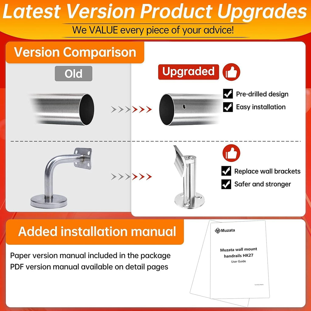 10FT Stainless Steel Pipe Handrail 2