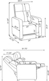 Toohey 3-Piece Theater Seating (3R), Black A120-B0BZW2744Q