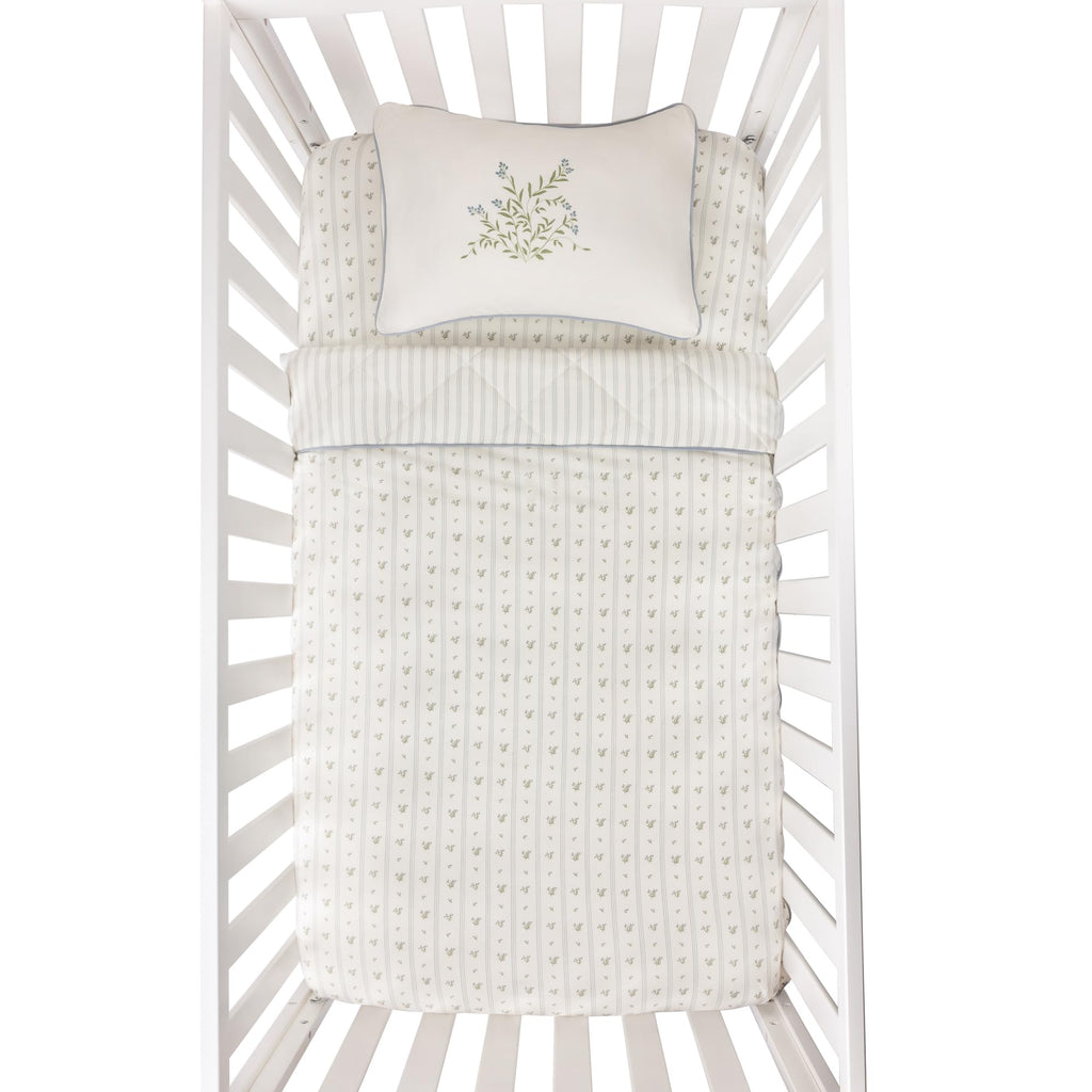 Crib Bedding Set for Boys, Toddler Bedding Set, 5 Piece Set Includes - 2 Fitted Crib Sheets/Toddler Bed Sheets