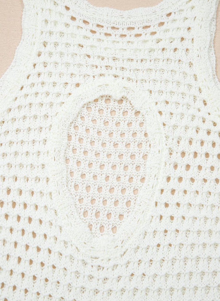 Girls Swim Cover Up Cutout Crochet Beach Dresses