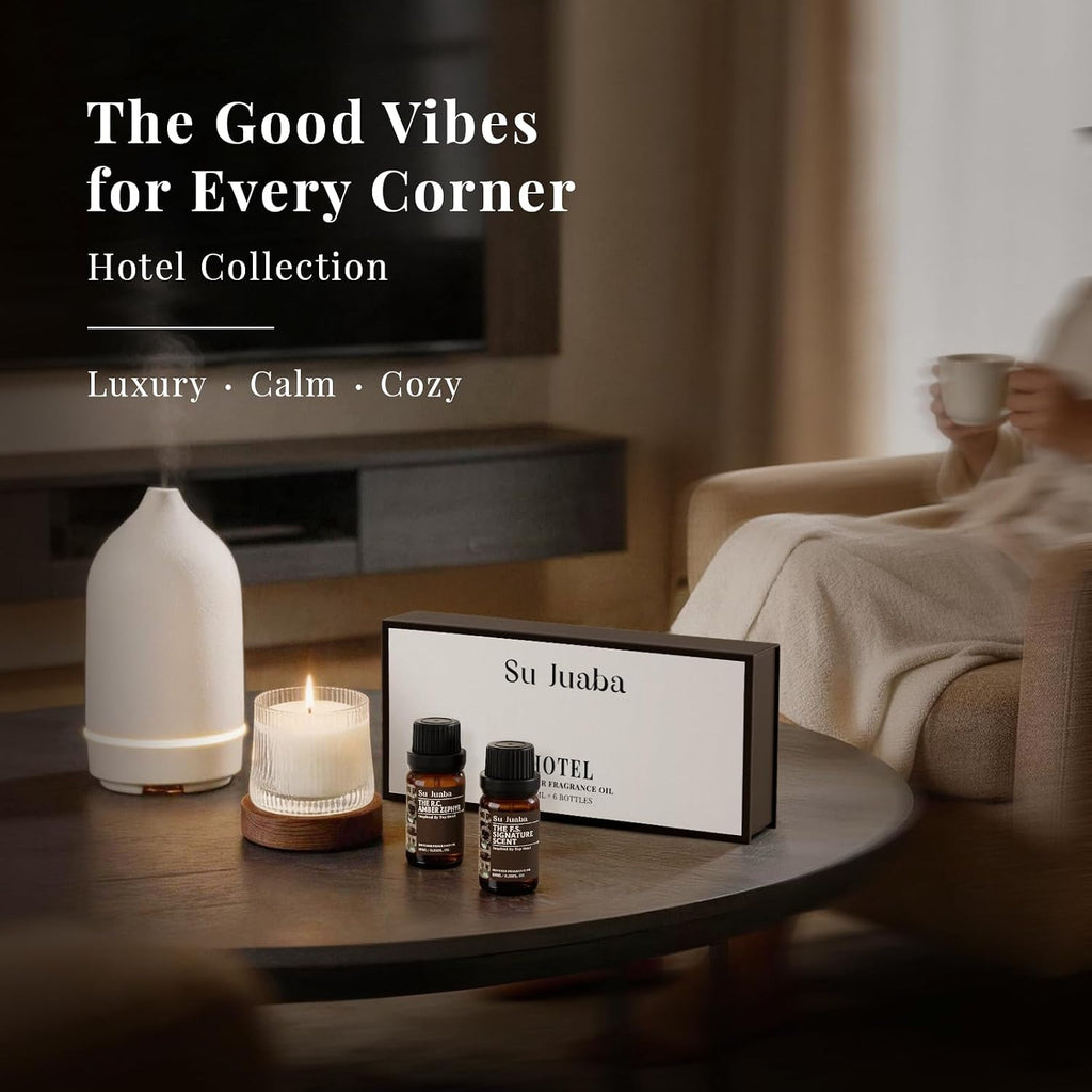 Hotel Collection Diffuser Oil Gift Set for Diffusers & DIY - Set of 202