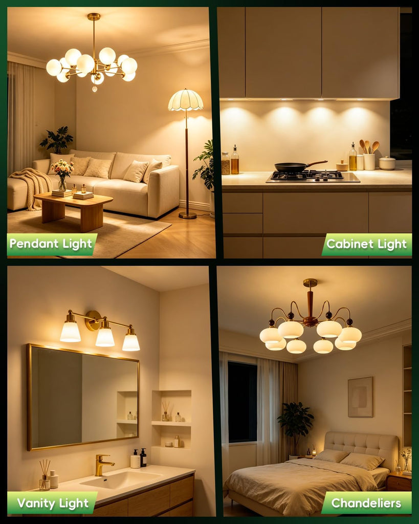 LED Bulbs 120V, 35W Q35/GY6.35/CL/120V Halogen Replacement, JC Type Bi-Pin Base Microwave Light, Under Cabinet