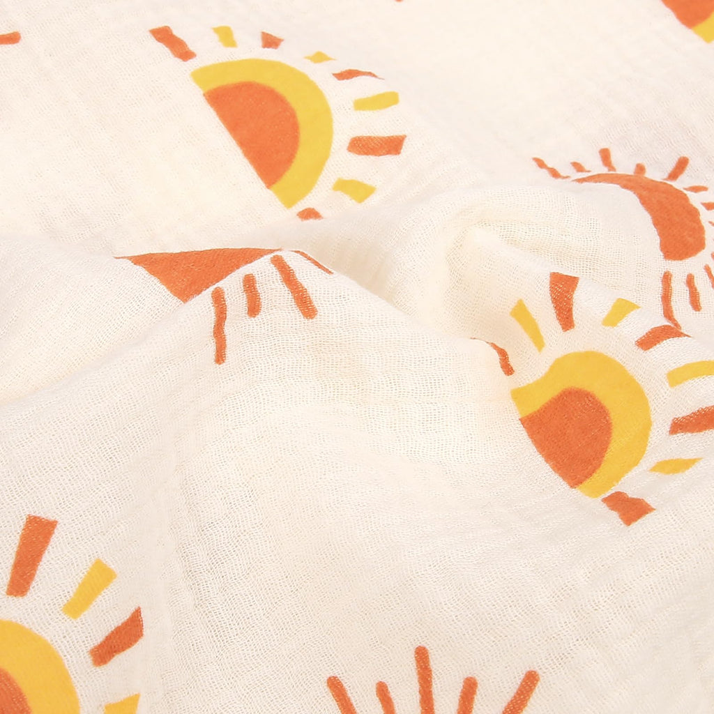 Newborn Muslin Robe Baby Kimono Bodysuit Infant Cotton Romper