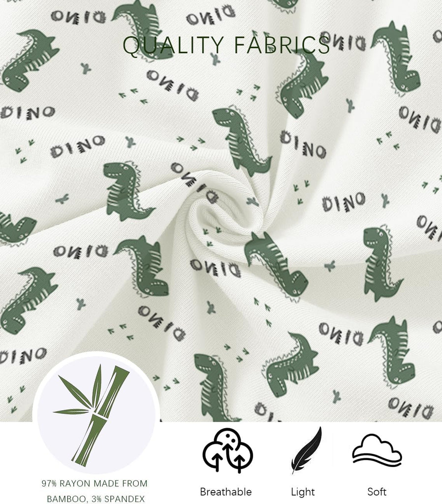 Baby Girls Boys Bamboo Rayon Pajamas,Footed Pjs