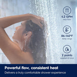 18kW Tankless Water Heater Electric 240v - Smart Wifi & Alexa, Instant On Demand Hot Water Heater for Whole House