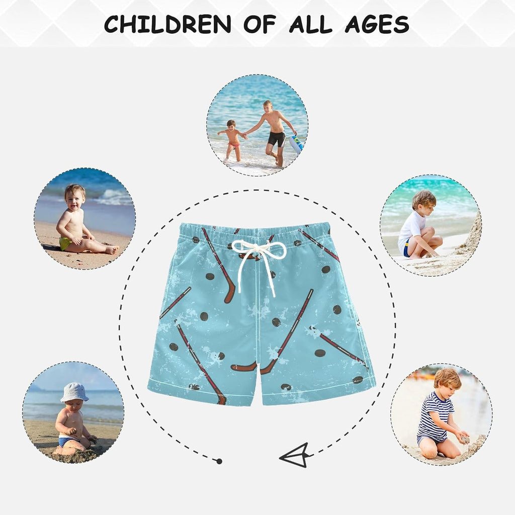 Cute Boys' Board Shorts Toddler Teens Swim Trunk Girls Beach Swimwear Bathing Suit