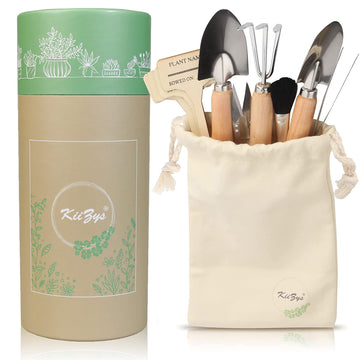 Indoor Garden Tools for Gardening - 12-Piece Small Garden Tools Set - Indoor Gardening Gifts for Women - Mini Hand