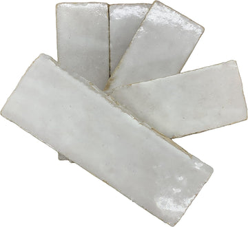 Mosaic & Tile House Handmade 6x2-in. Solid Color Off-White, MSC06-01
