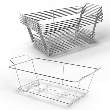 Chafing Wire Racks, Durable Steel Chafing Racks for Buffet - 6 Pack