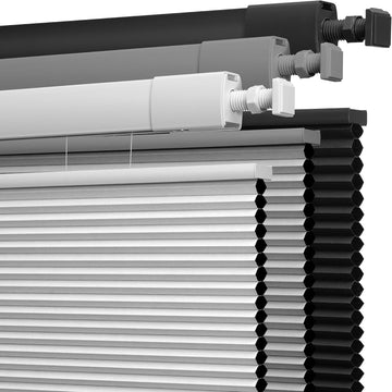 No Drill No Tools Cellular Shades TDBU,White,21" W x 48" H