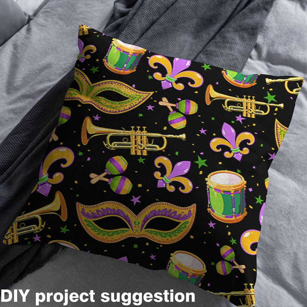 Rainbow Mardi Fabric By The Yard Decorative Soft