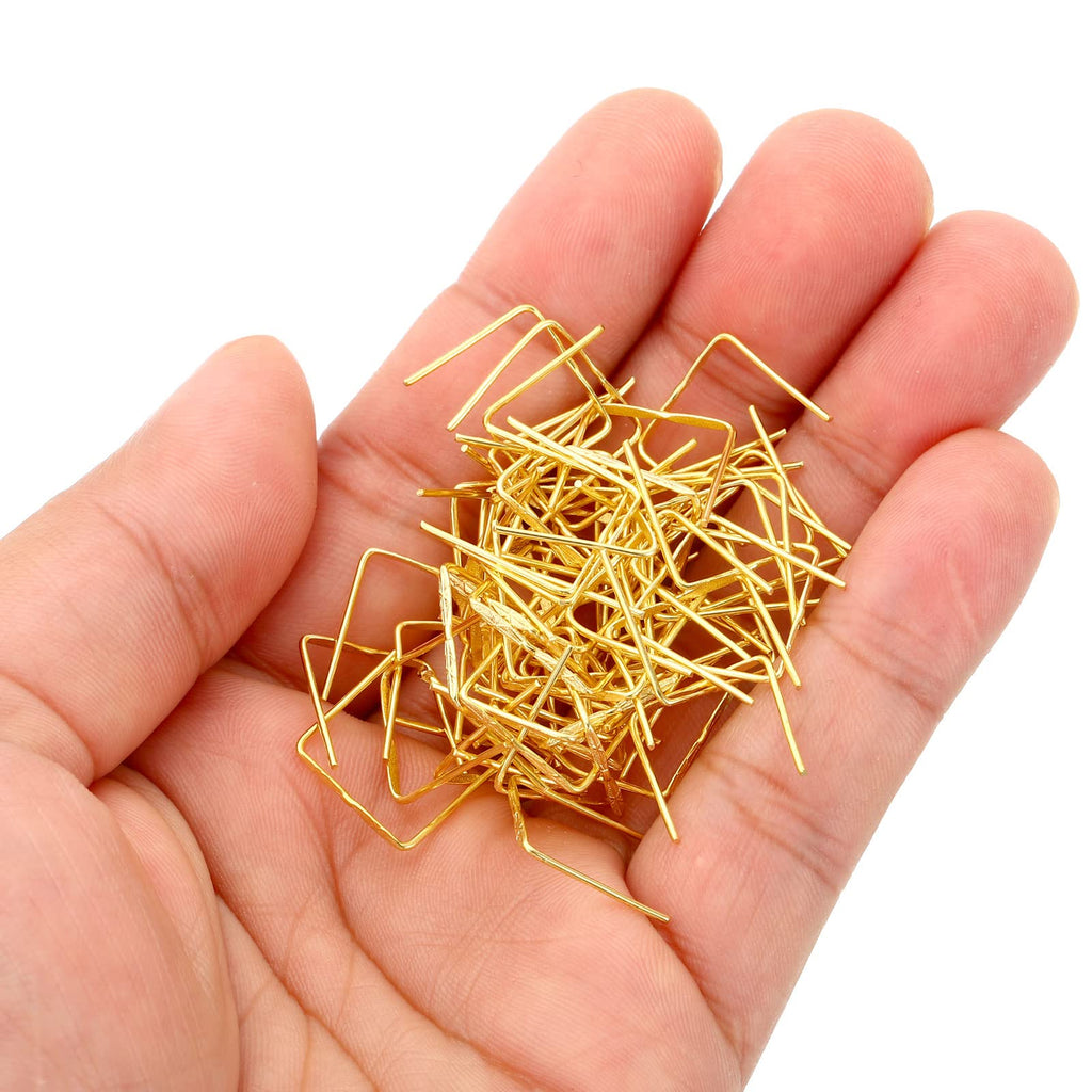 Chandelier Connector Pins, 230 Pack 14mm/0.6" Length Chandelier Lamp Hanger Pin for Fastening Crystals Prisms Sun