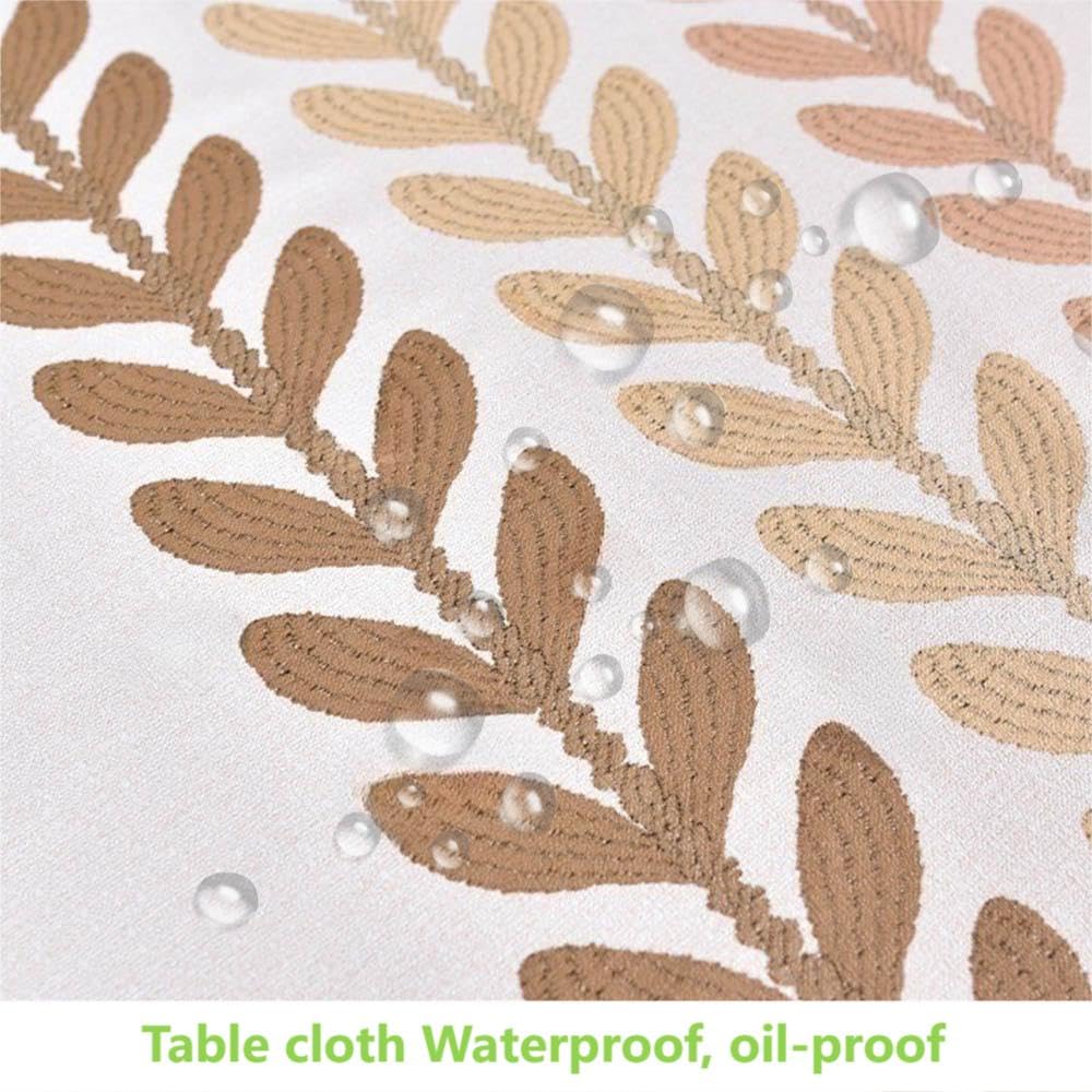 Heavy Duty Vinyl Tablecloths for Rectangle Tables 86x55 in Plastic
