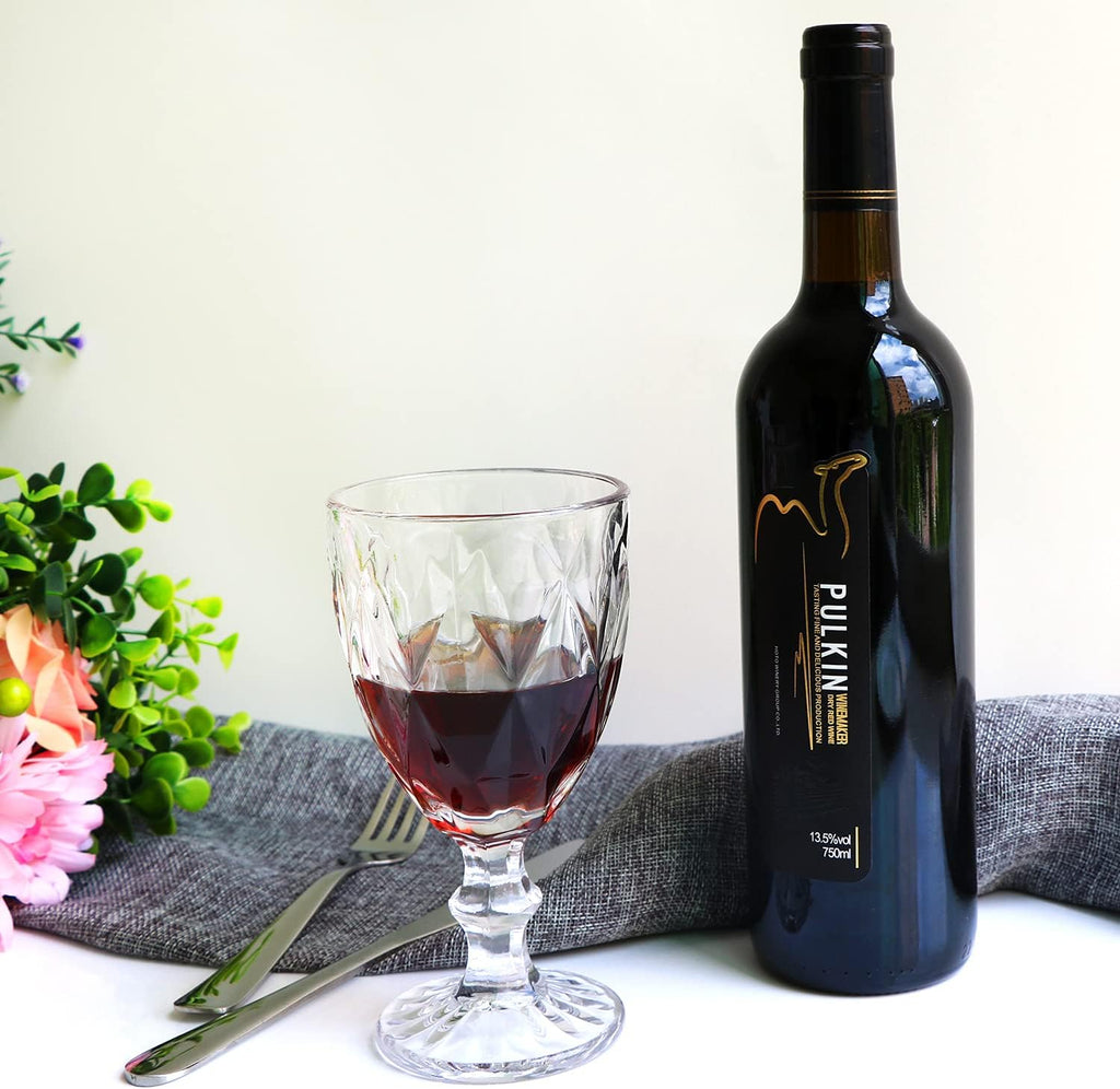 Red Wine Glasses, Stemware,12 Ounce,Set of 8, Ideal for Daily Use or Entertaining Occasion.Elegant Drinking Cups for