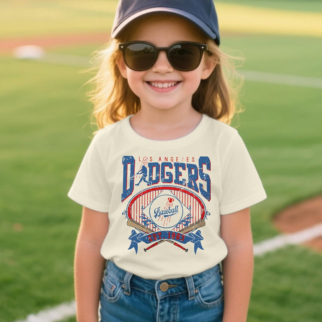 Baseball Game Day Short Sleeve Tee Toddler Boys Girls Team Fan Kids Top
