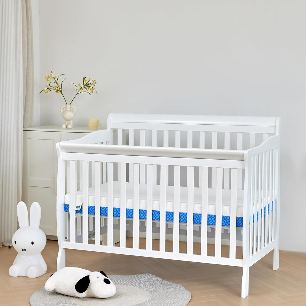 Dual Sided Comfort Gel Memory Foam Breathable Baby Bed Mattress for Crib, Premium for Infant and Toddler with