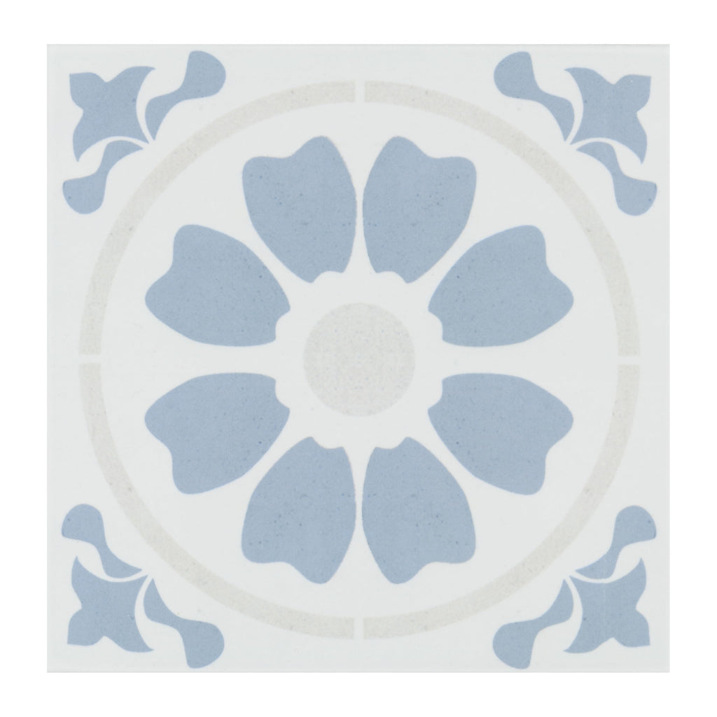 Porcelain Wall Tile | Tamensa Encaustic | 8" x 8"