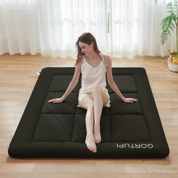 Queen Size Japanese Floor Futon Foldable Futon Mattress for Floor Tatami Mattress Portable Rollaway Bed for Guest