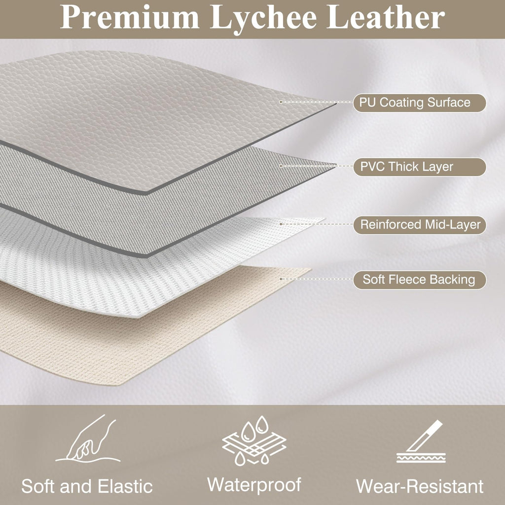 Faux Leather Fabric 55" W 1.15MM Thicken 12 Yards