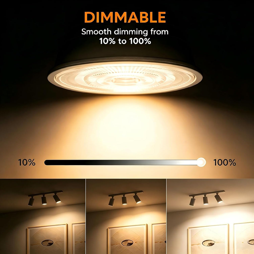 GU10 led Bulb dimmable 5W (50W Equiv),GU10 led Bulb Warm White - Ideal Track Light Bulbs & GU10 Light Bulb