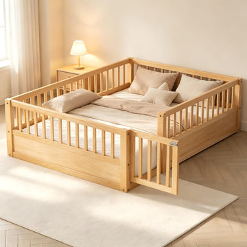 Montessori Floor Bed Frame, Natural