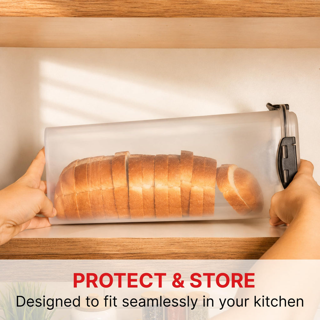Bread Container, 5.8 L, Airtight BPA-Free Bread Storage Box