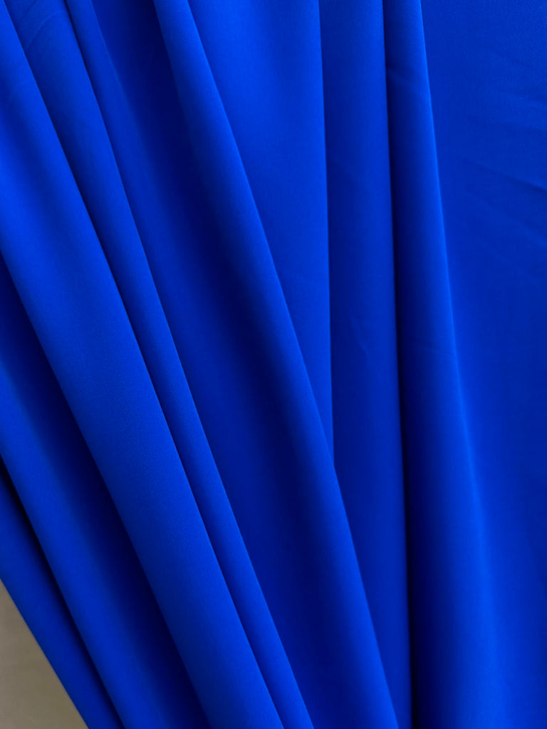 Stretch Crepe Fabric - Versatile Polyester Cloth by The Yard with 2-Way Stretch - Ideal for Dresses, Gowns, Pants