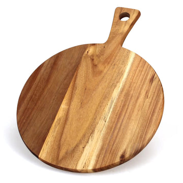 Acacia Wood Cutting Boards Round Chopping Charcuterie Boards