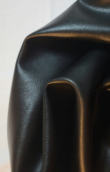 TM | Soft Faux Vegan PU (Peta Approved Vegan) Leather by the Yard Synthetic Pleather 0.9 mm Nappa Yards (72 inch x 54