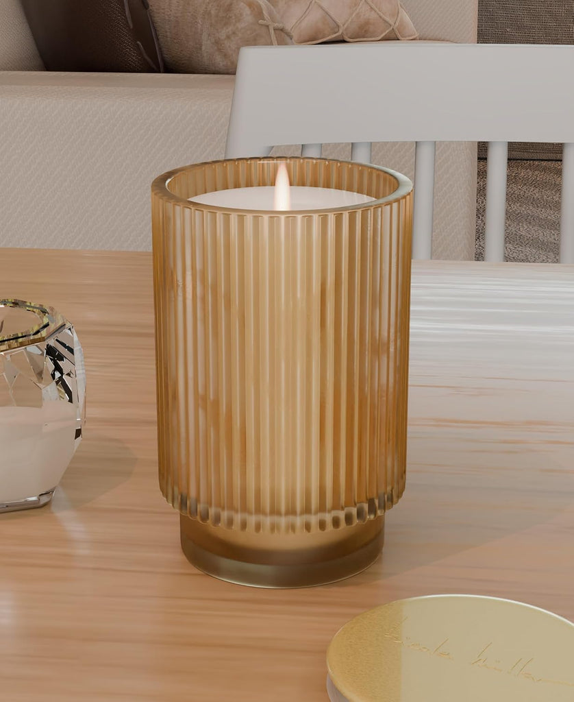 Nicole Miller Soy Blend Wax Candle, Vanilla Blossom, 12.5 oz. - Set of 125