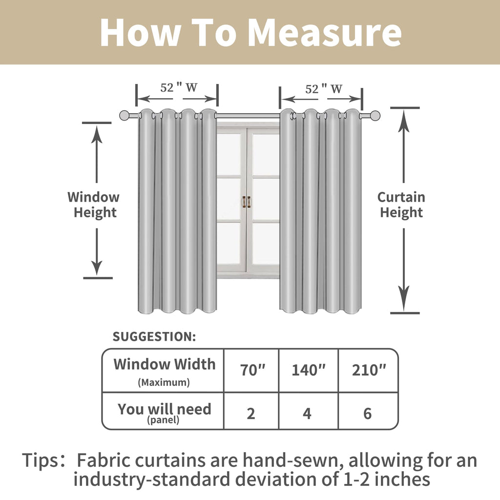 Oatmeal Linen Curtains 84 inch Length 2 Panels