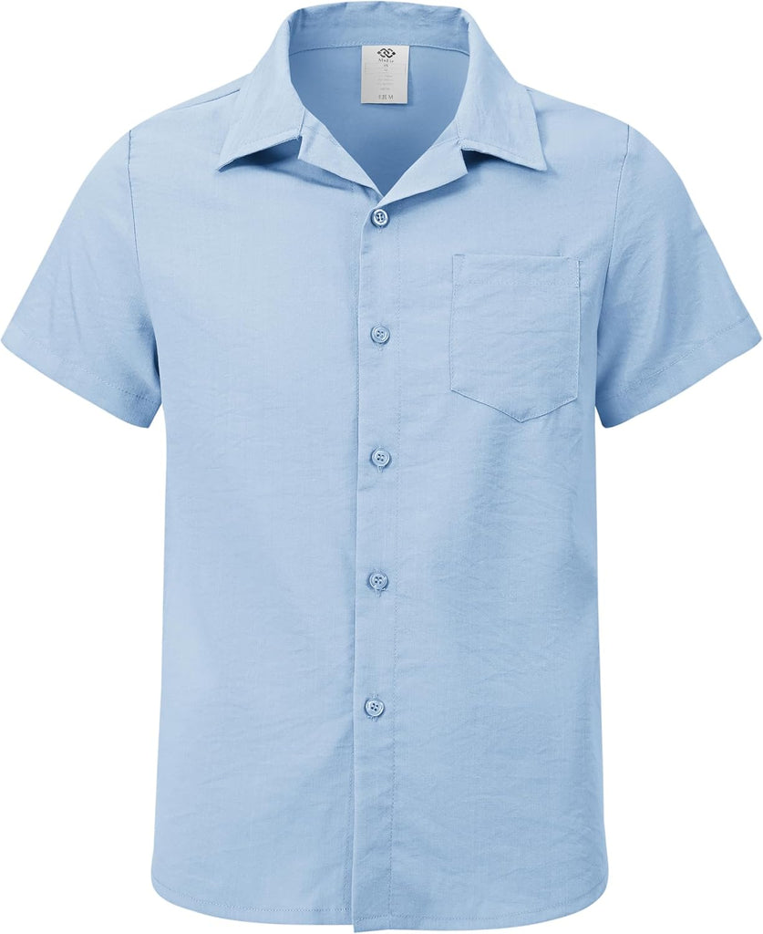 Boys Short 2 Pieces Set Beach Vacation Outfits Texture Set Kids
