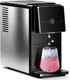 Countertop Nugget Ice Maker, 33 Lbs/24H Automatic Ice Dispenser, Self-Cleaning Portable Ice Machine, 1.8L Water Tank