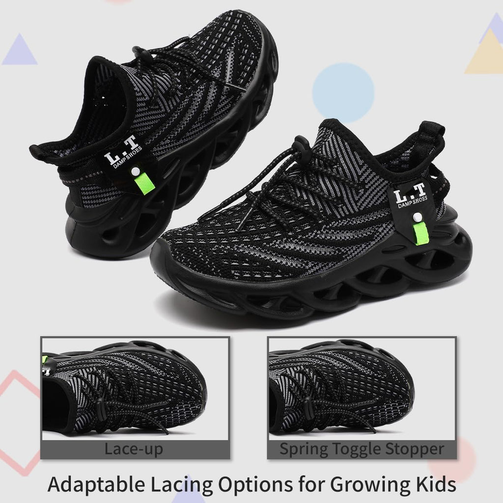 Kids Shoes for Boys Girls Running Tennis Sneakers Athletic Walking Gym Sports Lightweight Breathable