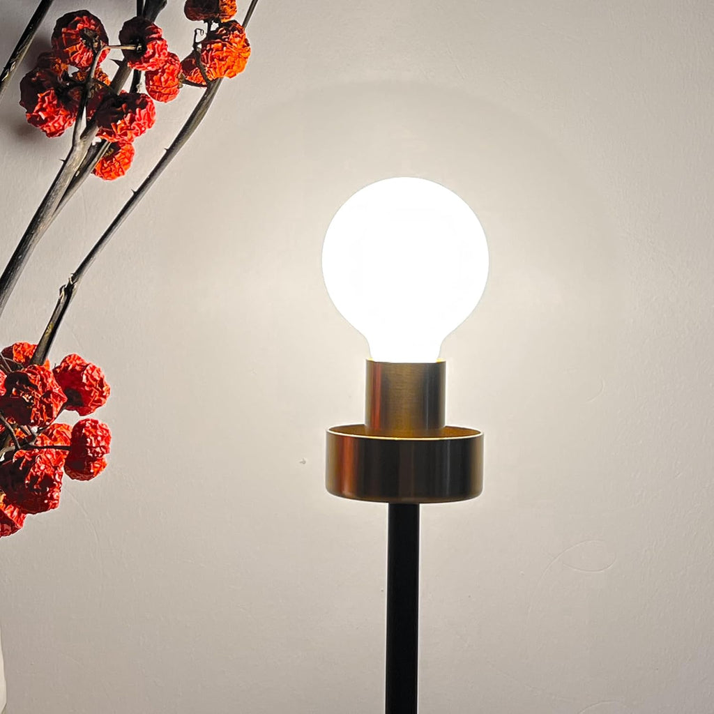 E26 LED Light Bulb G25 Dimmable Flick-Free Matt White 8W Daylight 4000k CRI95 850LM, 100W Equivalent Vintage LED