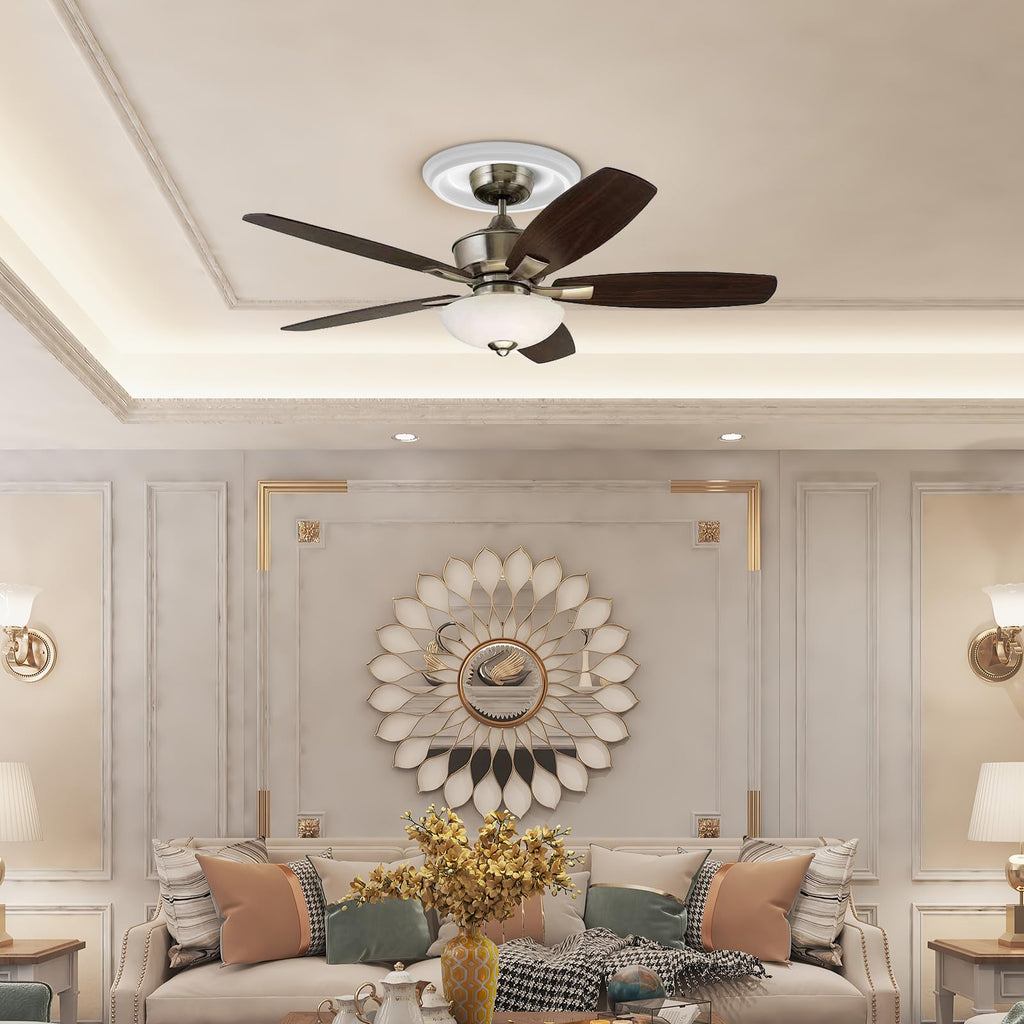 2Packs Molded Nylon Ceiling Medallion for Light Fixtures and Ceiling Fans, 9.8"OD x 4"ID x 0.94"P (Fits Canopies up