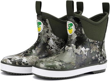 Kid's Deck Boots Waterproof Lightweight Ankle Rain Boots