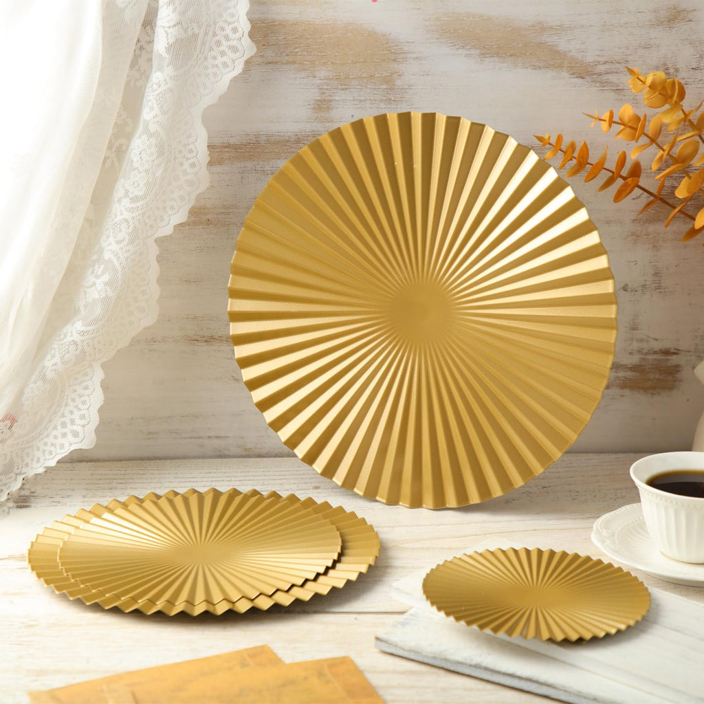 8 Pcs Gold Sunburst Wall Decor Set Iron Metal Circle Wall Art Decor Large Modern Sunburst Hanging Sculptures, Boho