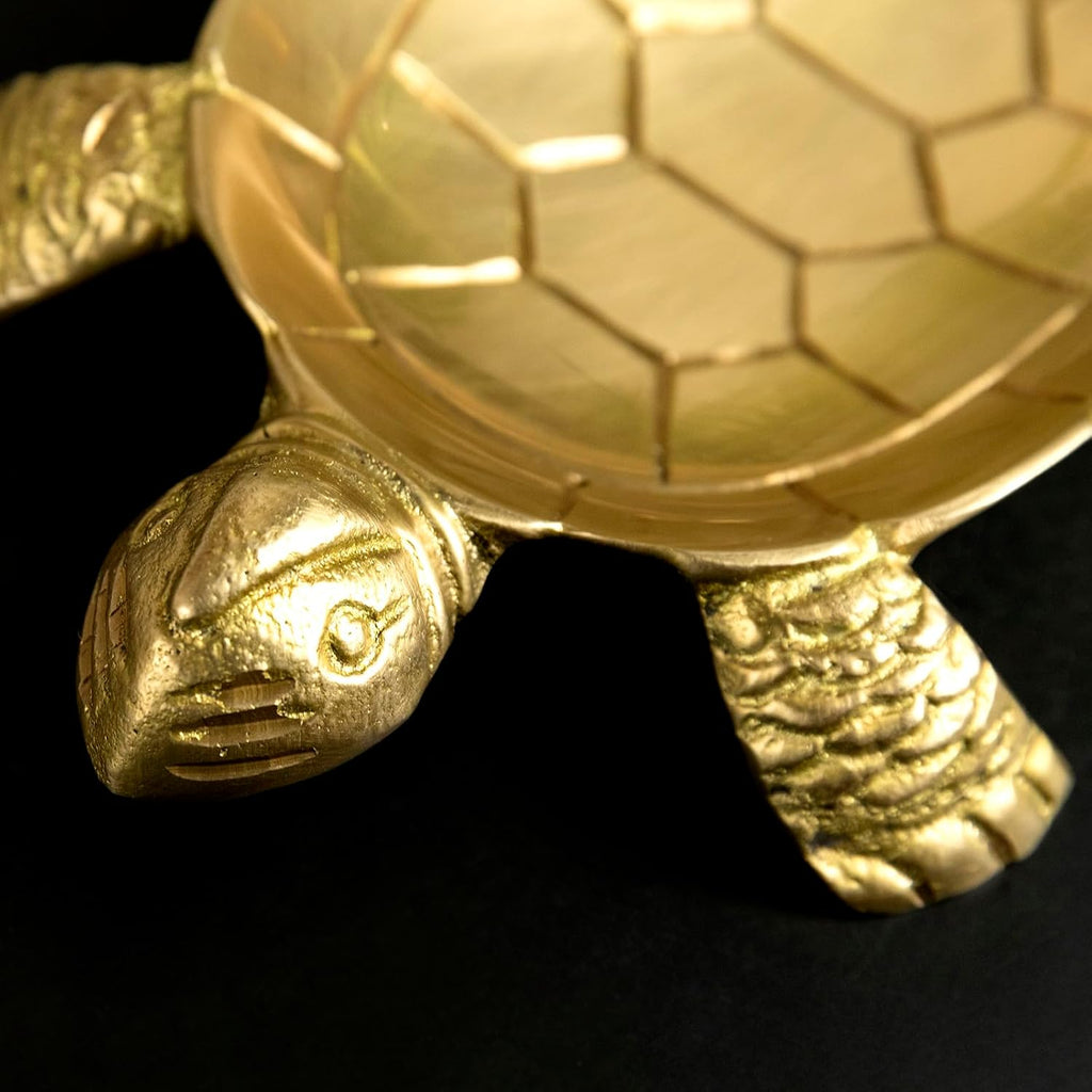 Brass Turtle Jewelry Tray - Candle Holder - Jewelry Dish - Perfect for Wax Candles, Rings, and Trinkets Dish,Birthday