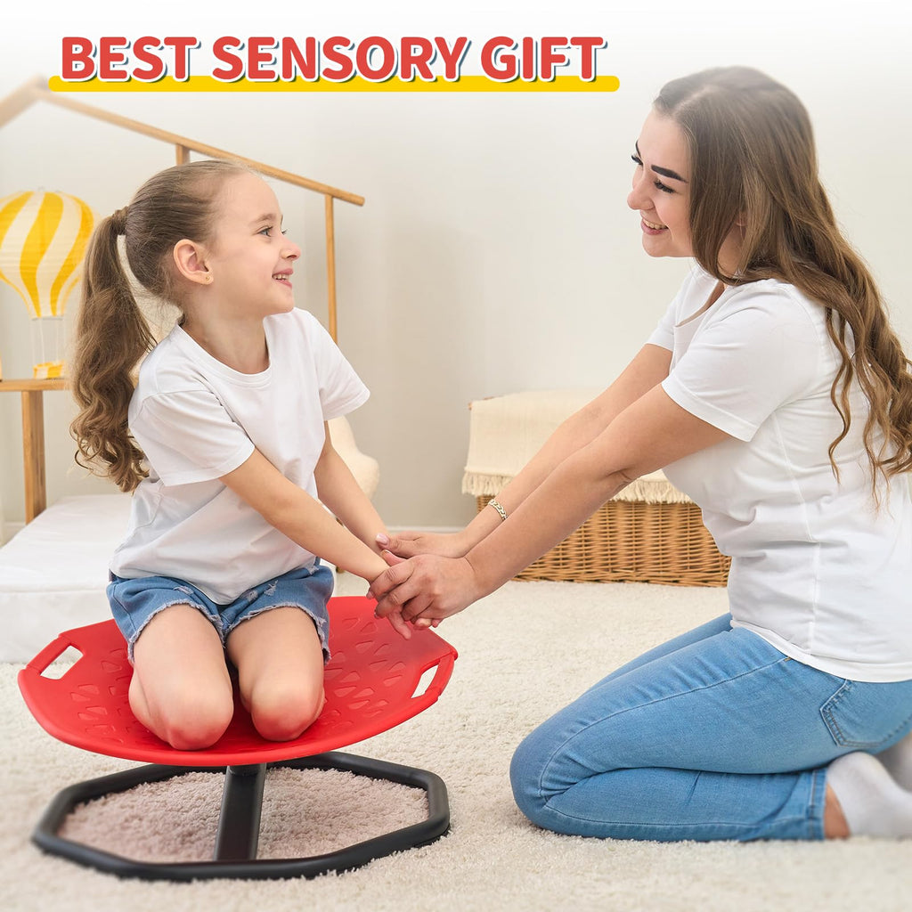 Spinning Chair for Autistic Kids, Upgrade Handle Sensory Toys for Kids with Autism, ADHD Sensory Chair, Autism