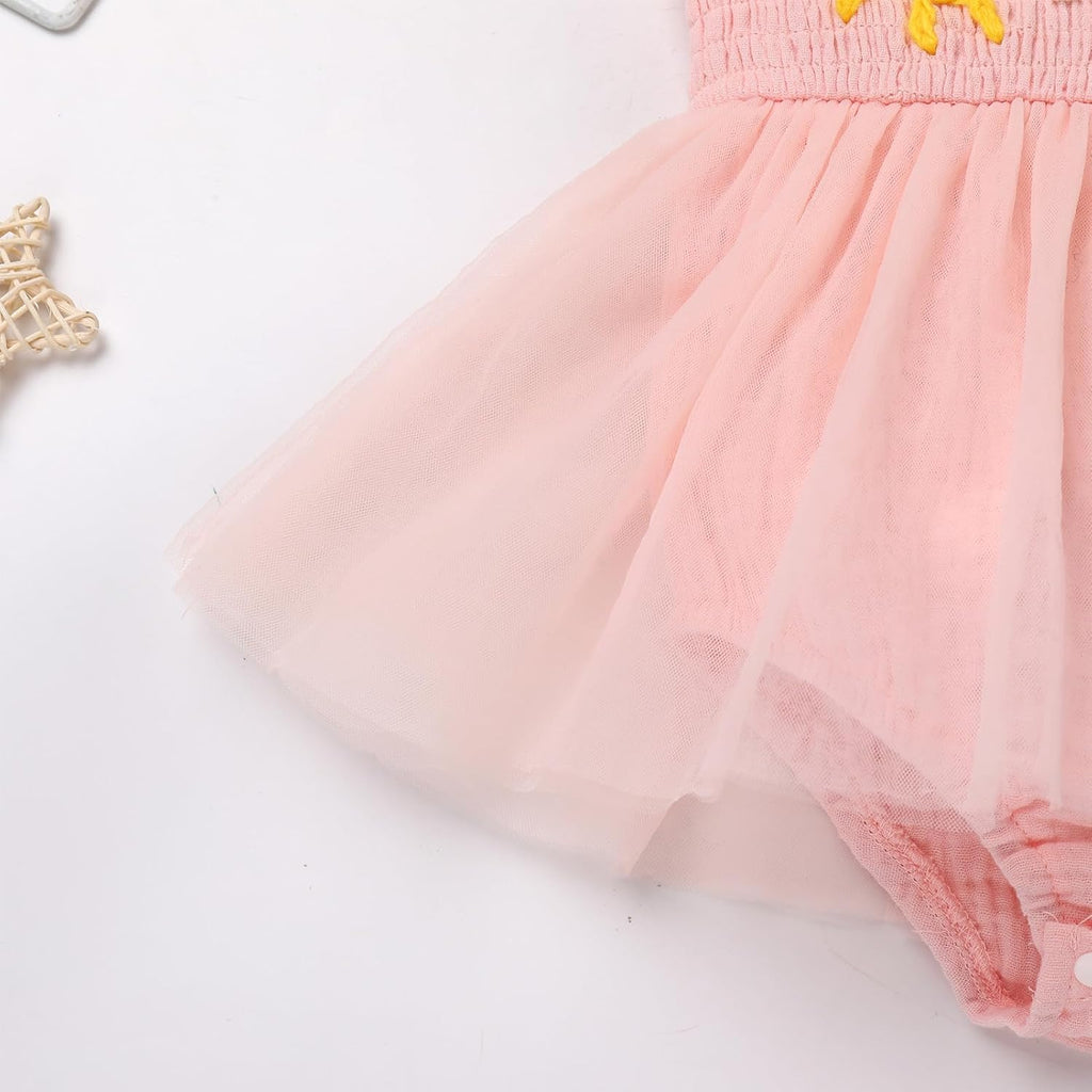 Baby Girl 1st Birthday Outfit Floral Strawberry Smocked Tutu Dress One Year Old Birthday Cake Smash Photoshoot