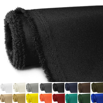 Waterproof Upholstery Fabric by the Yard 600D Oxford, Black