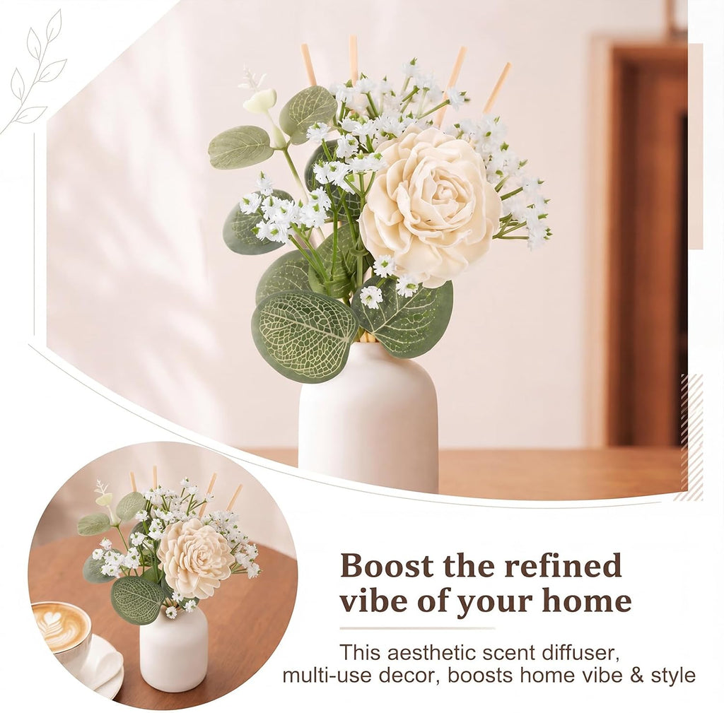 Flower Reed Diffuser with Sticks - Set of 33