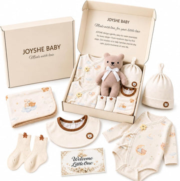 Newborn Baby Gift Set, Piece Layette Set for Boys & Girls, 0