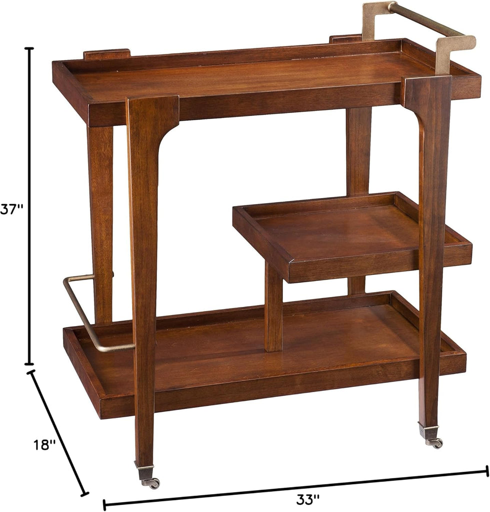 Holly & Martin Zhori Midcentury Modern Bar Cart