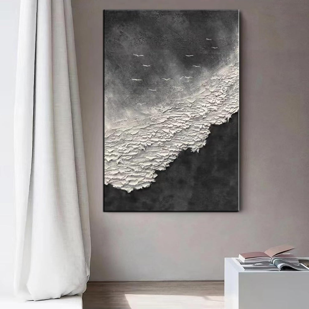 Thick Texture Abstract Oil Painting — Wall Art | Casa Home Living