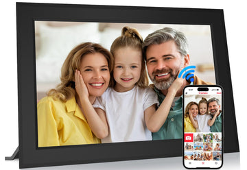 Frameo 10.1 Inch Digital Picture Frames Smart WiFi Digital Photo Frame with 1280x800 IPS Touch Screen HD, 32GB