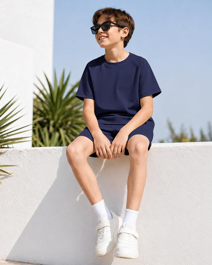 Boys Short Sets 2 Piece Summer Outfits Matching Set