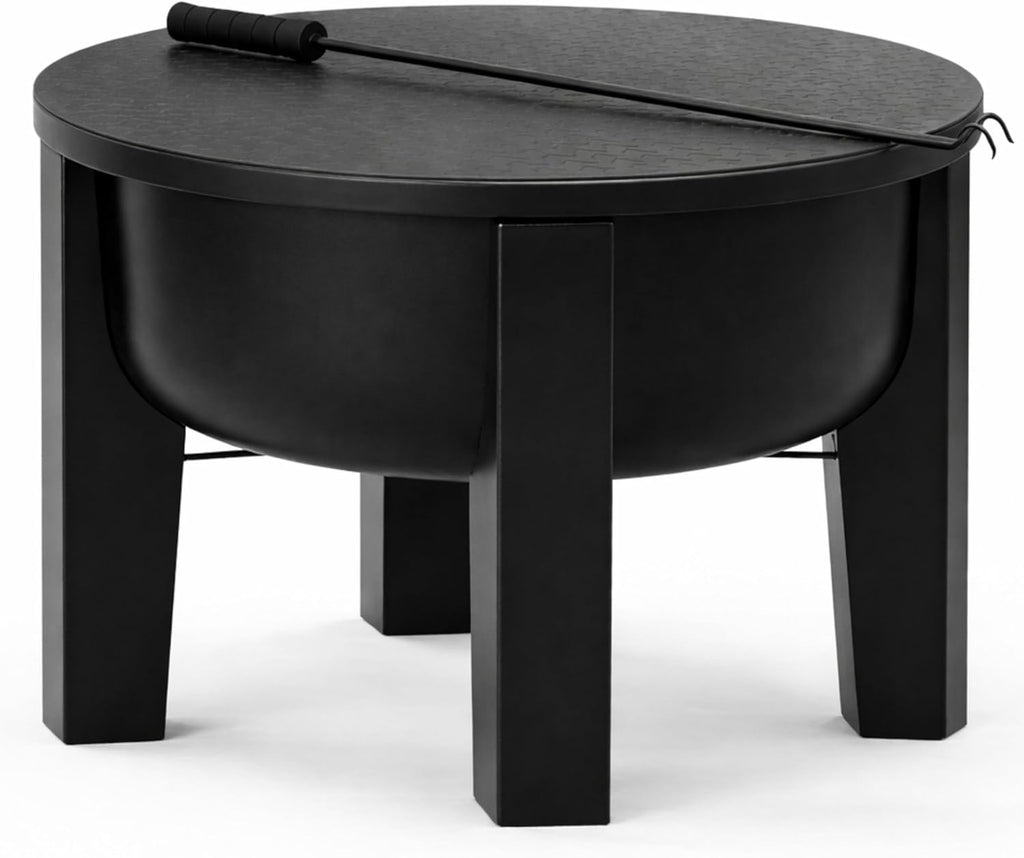 Fire Pit Surround Tabletop - Wood Burning